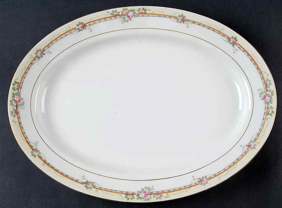 Ellwood 14" Oval Serving Platter by Noritake-1