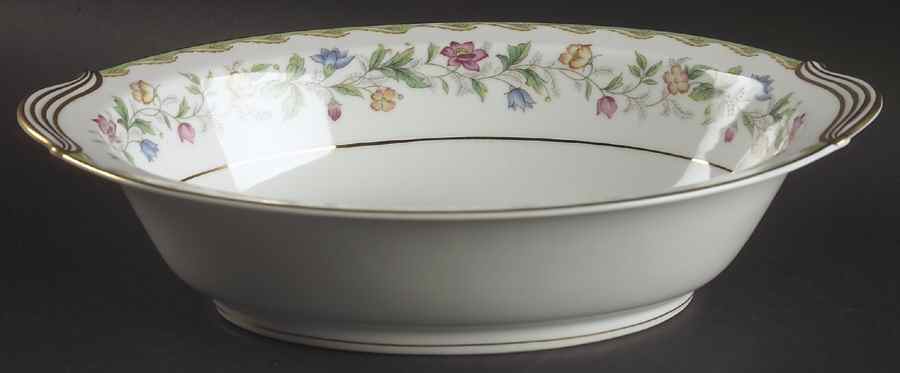 Elmhurst 10" Oval Vegetable Bowl by Noritake-1