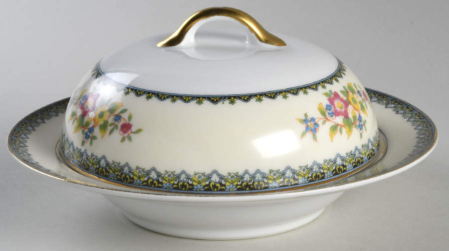 Elmonte Round Covered Butter by Noritake-1