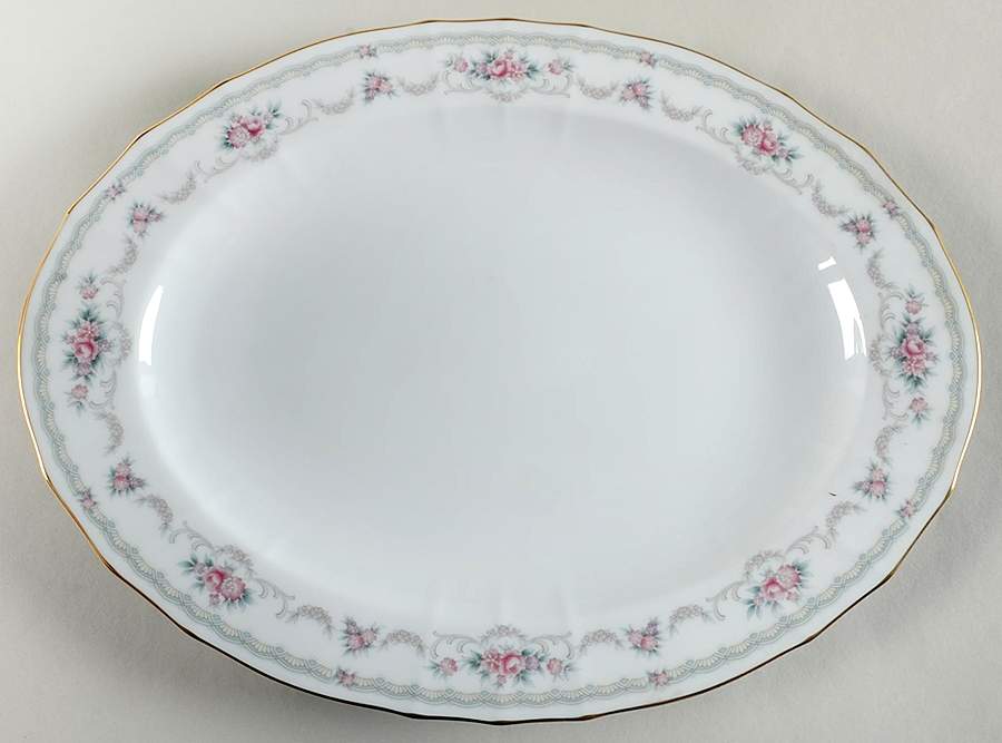 Elmsford 14" Oval Serving Platter by Noritake-1
