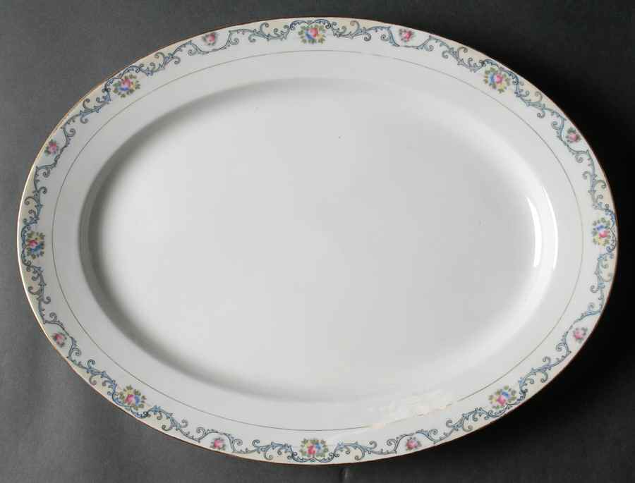 Elmwood 16" Oval Serving Platter by Noritake-1