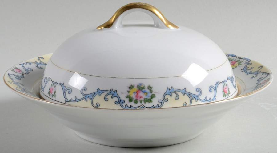 Elmwood Round Covered Butter by Noritake-1