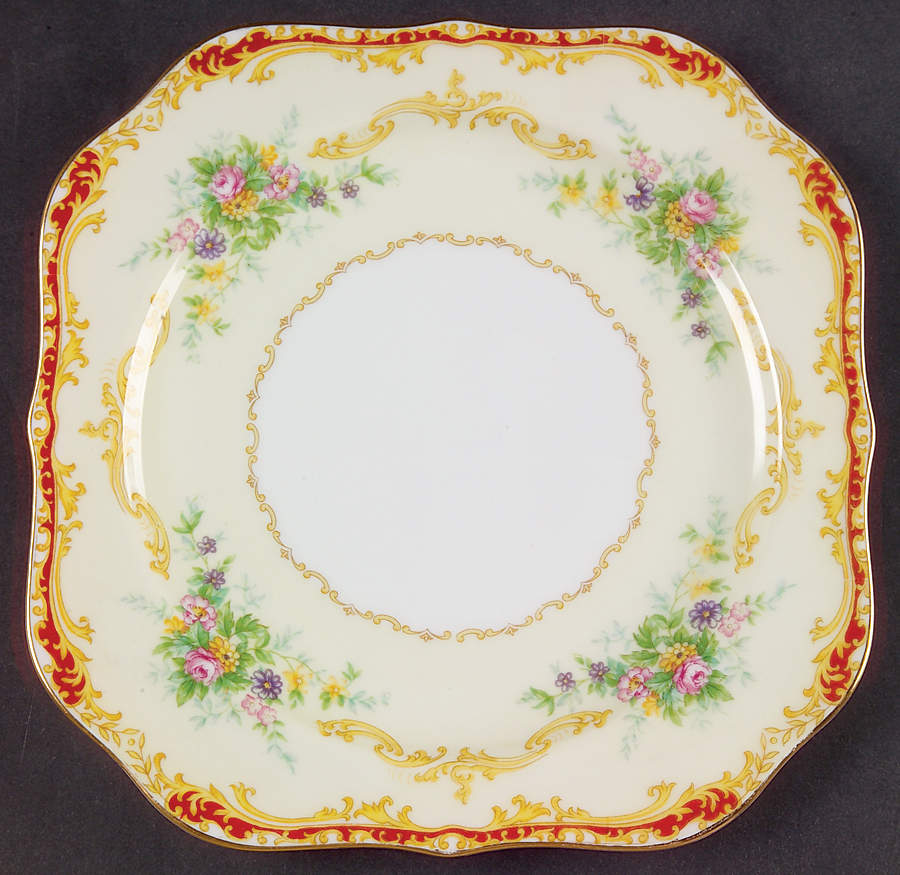 Elnora Square Salad Plate by Noritake-1