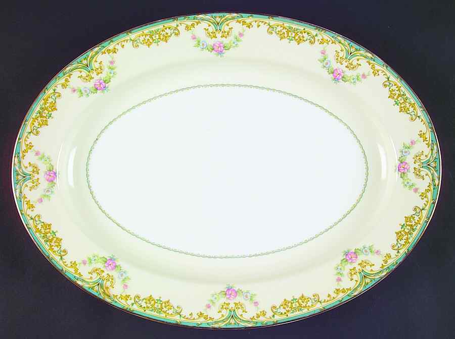 Elroy (Smooth Edge) 16" Oval Serving Platter by Noritake-1