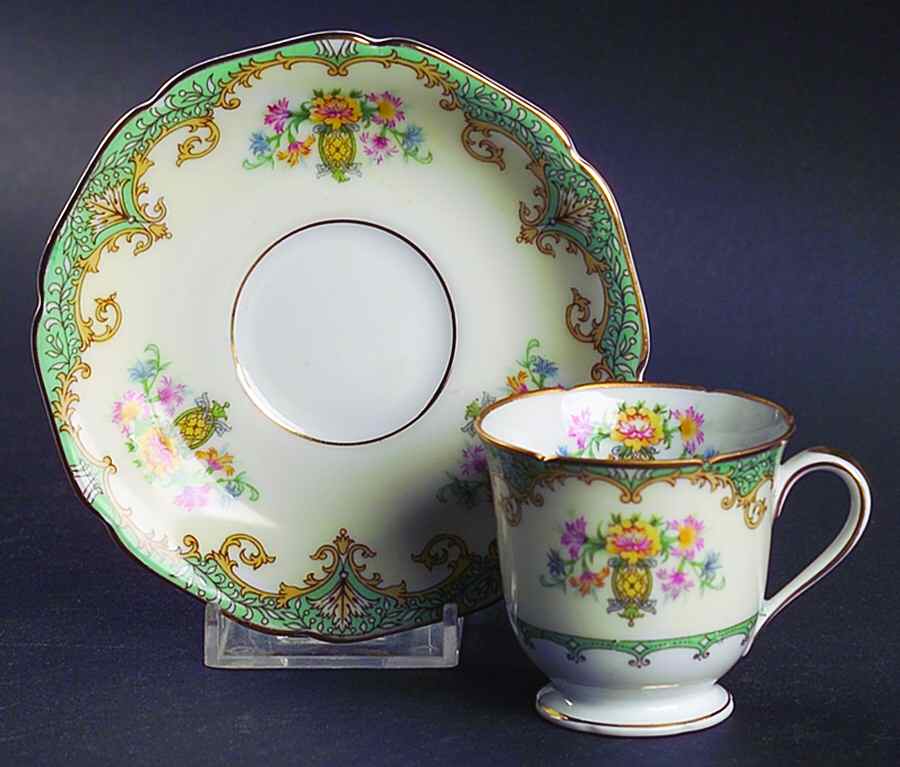 Eltovar Footed Demitasse Cup & Saucer Set by Noritake-1