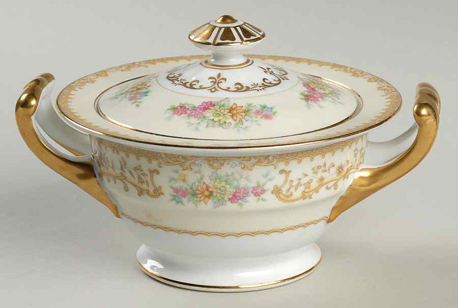 Elvira Sugar Bowl & Lid by Noritake-1