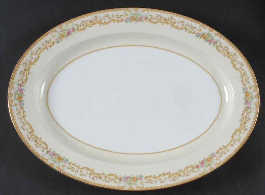 Elvira 16" Oval Serving Platter by Noritake-1