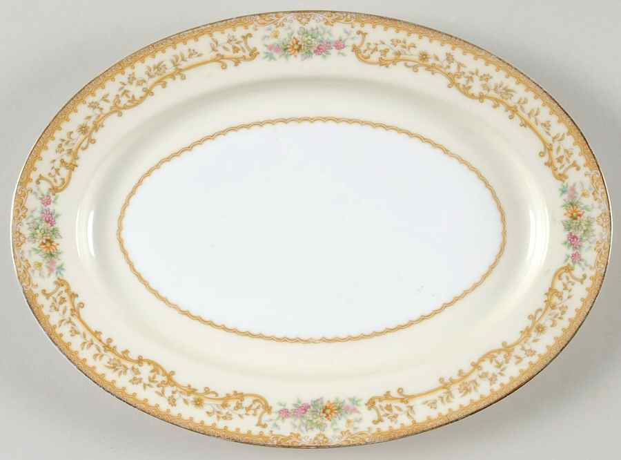 Elvira 10" Oval Serving Platter by Noritake-1