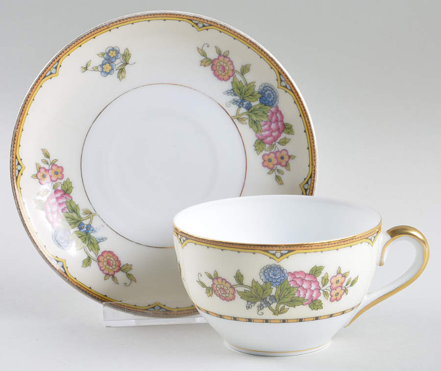Elysian Oversized Cup & Saucer Set by Noritake-1