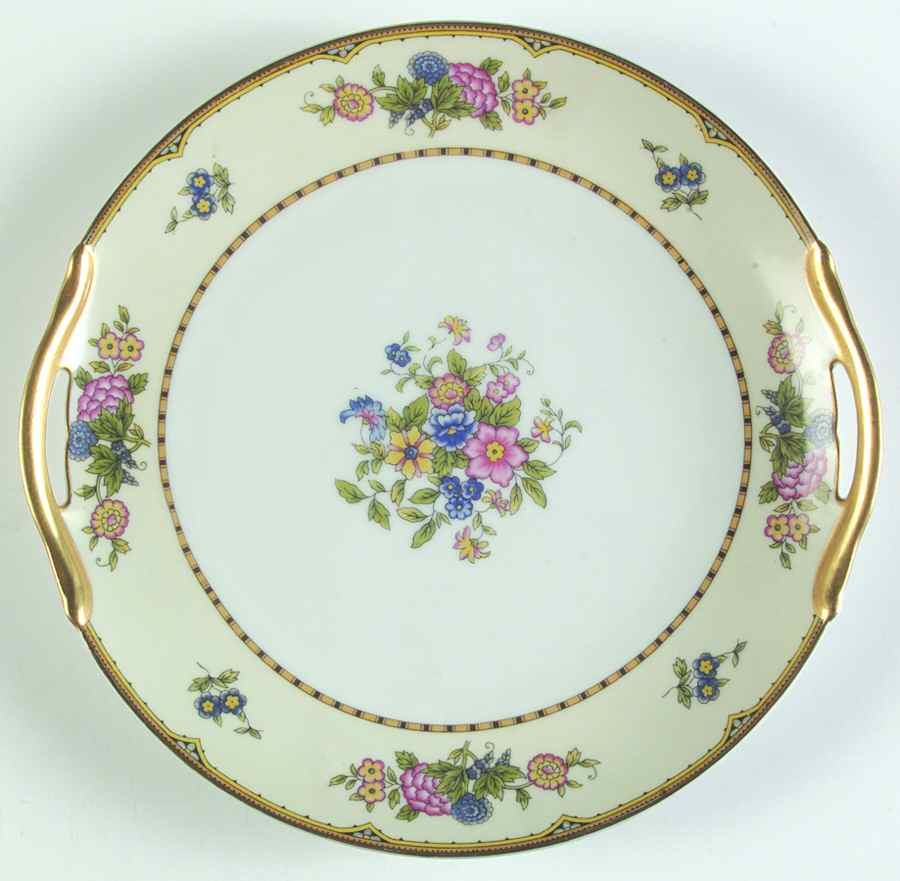 Elysian Handled Cake Plate by Noritake-1