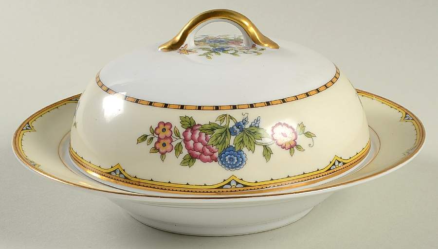 Elysian Round Covered Butter by Noritake-1