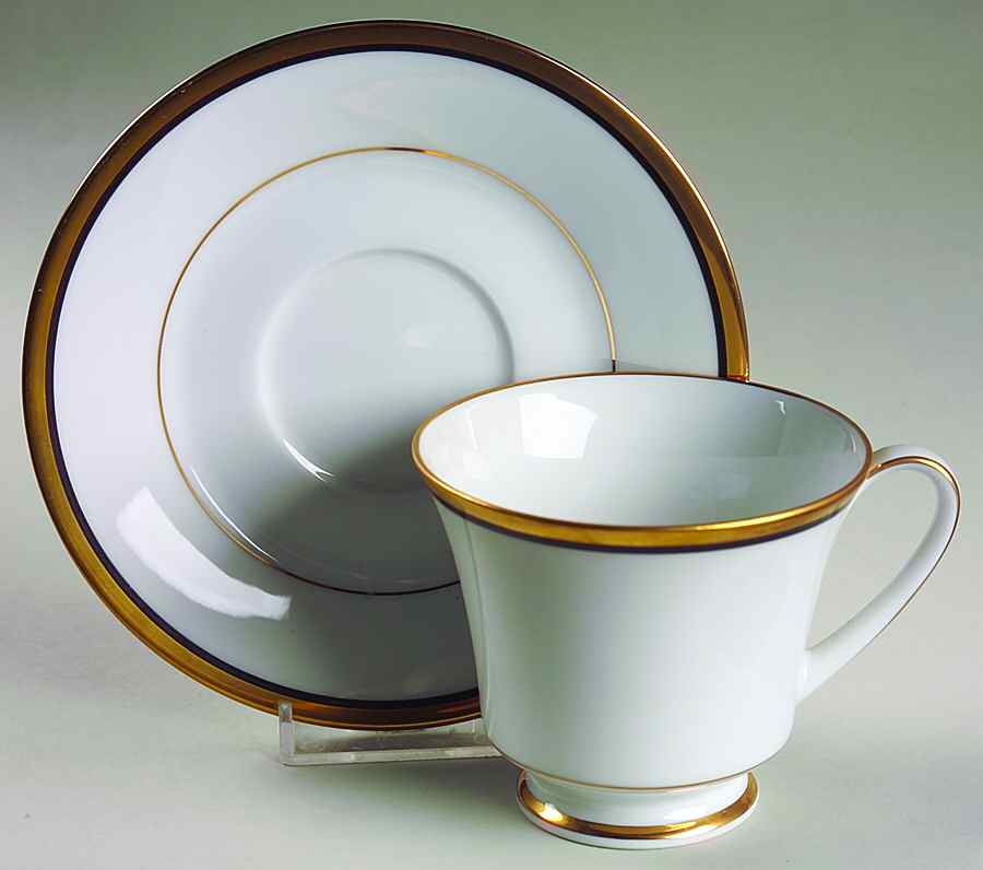 Elysee Footed Cup & Saucer Set by Noritake-1