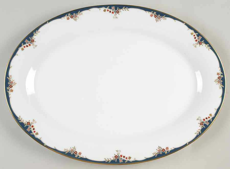 Embrace 16" Oval Serving Platter by Noritake-1