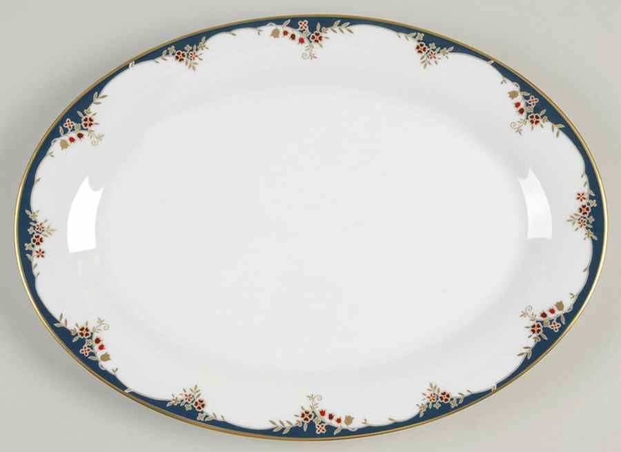 Embrace 12" Oval Serving Platter by Noritake-1