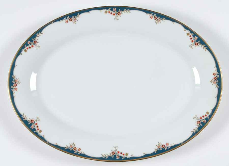 Embrace 14" Oval Serving Platter by Noritake-1