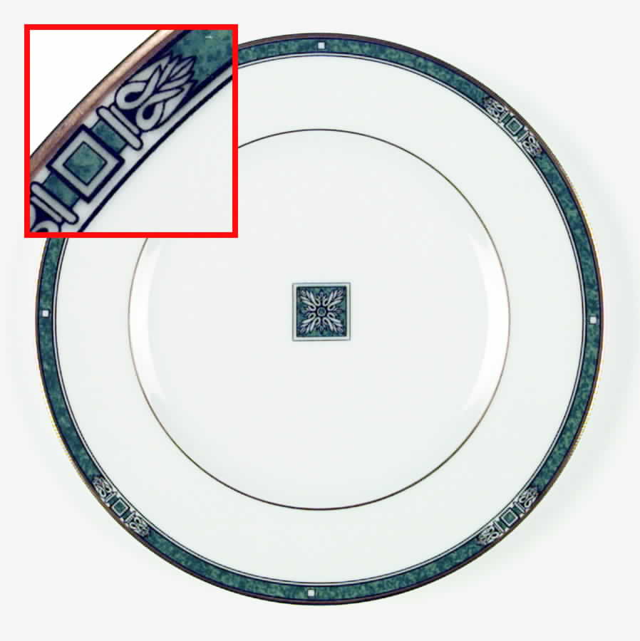 Emerald Crest Salad Plate by Noritake-1