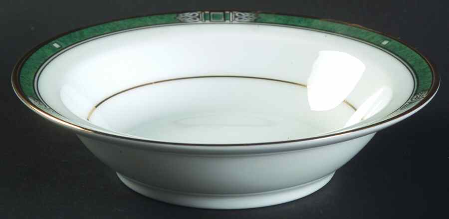 Emerald Crest Rim Fruit/Dessert (Sauce) Bowl by Noritake-1