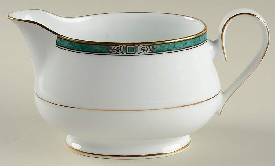 Emerald Crest Gravy Boat by Noritake-1