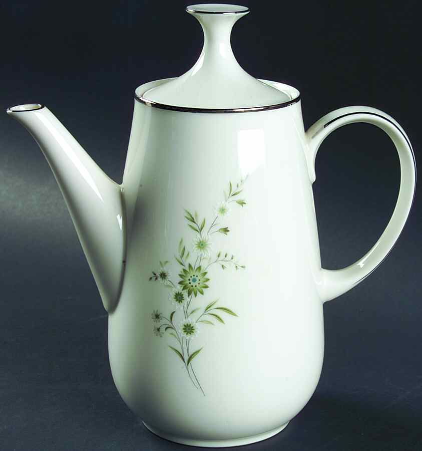 Emerald Coffee Pot & Lid by Noritake-1