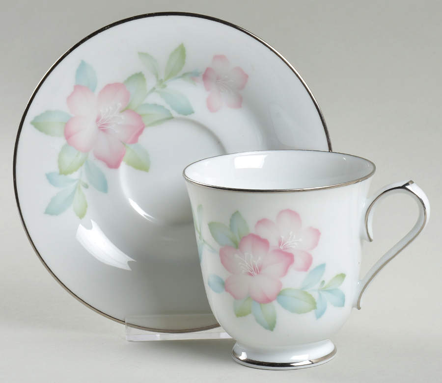 Enchantment Footed Cup & Saucer Set by Noritake-1