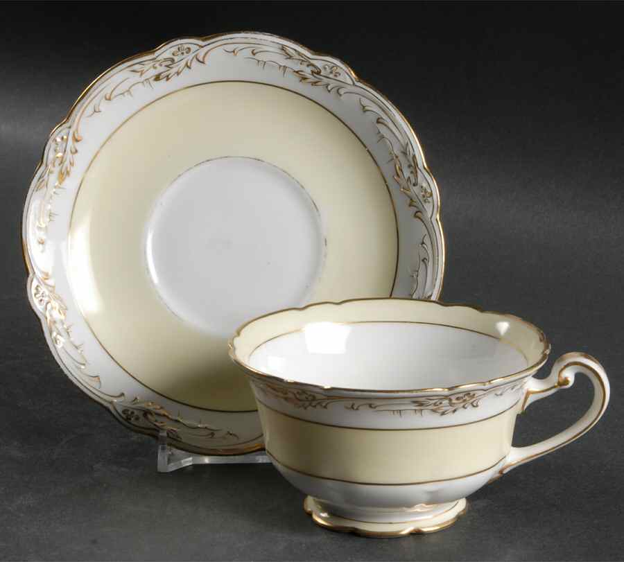 Enchanta Footed Cup & Saucer Set by Noritake-1