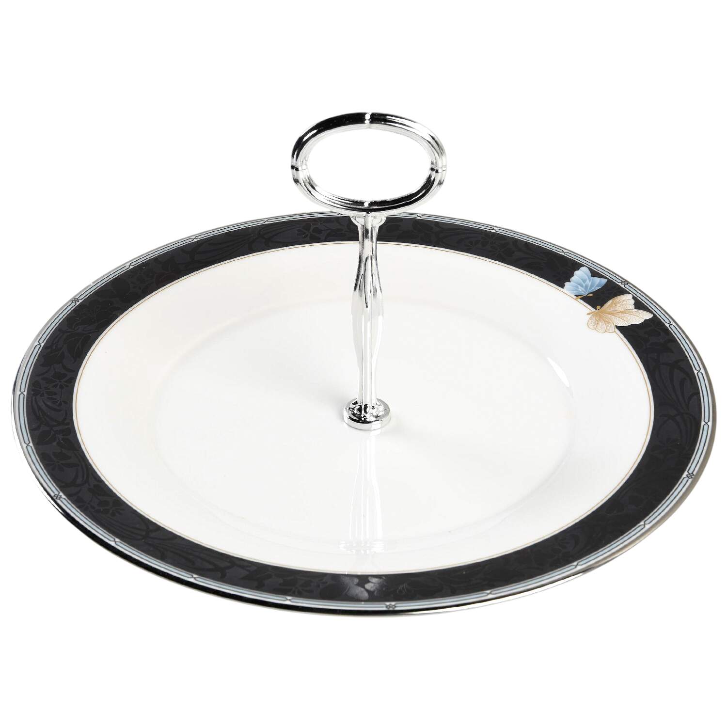 Enchanteur Round Serving Plate with Center Handle (Dp) Hc by Noritake-1