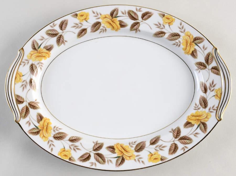 Encino 13" Oval Serving Platter by Noritake-1