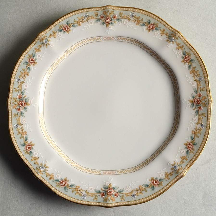 English Flowers Salad Plate by Noritake-1