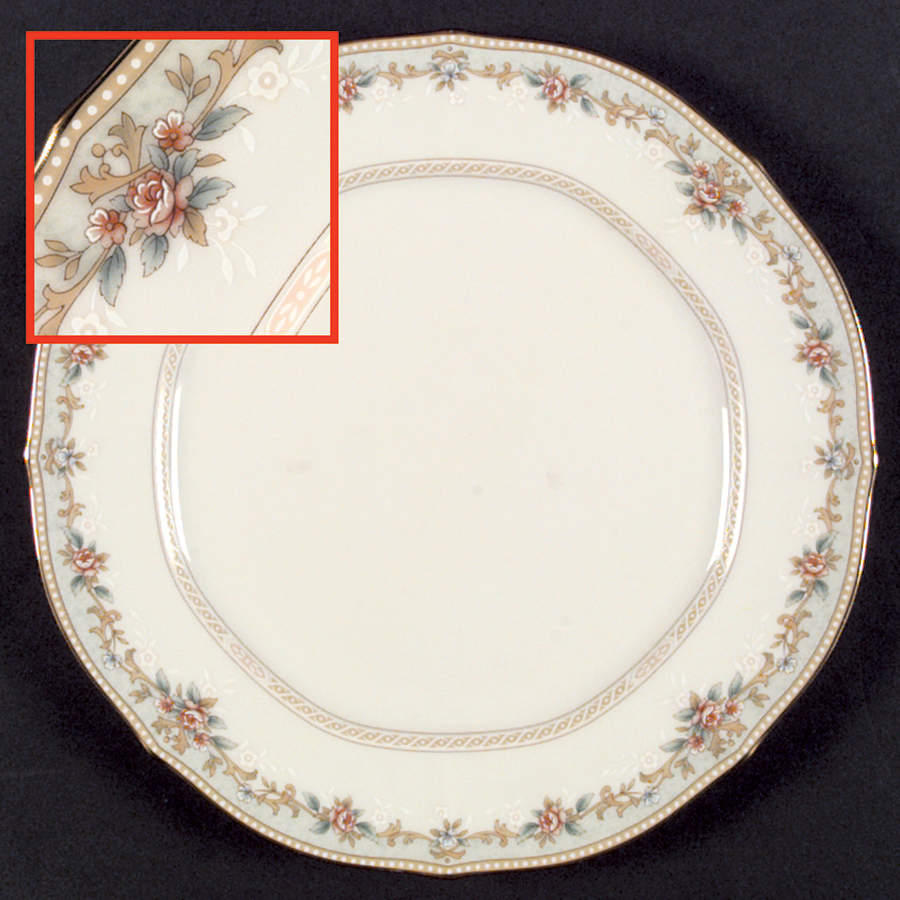 English Flowers Dinner Plate by Noritake-1