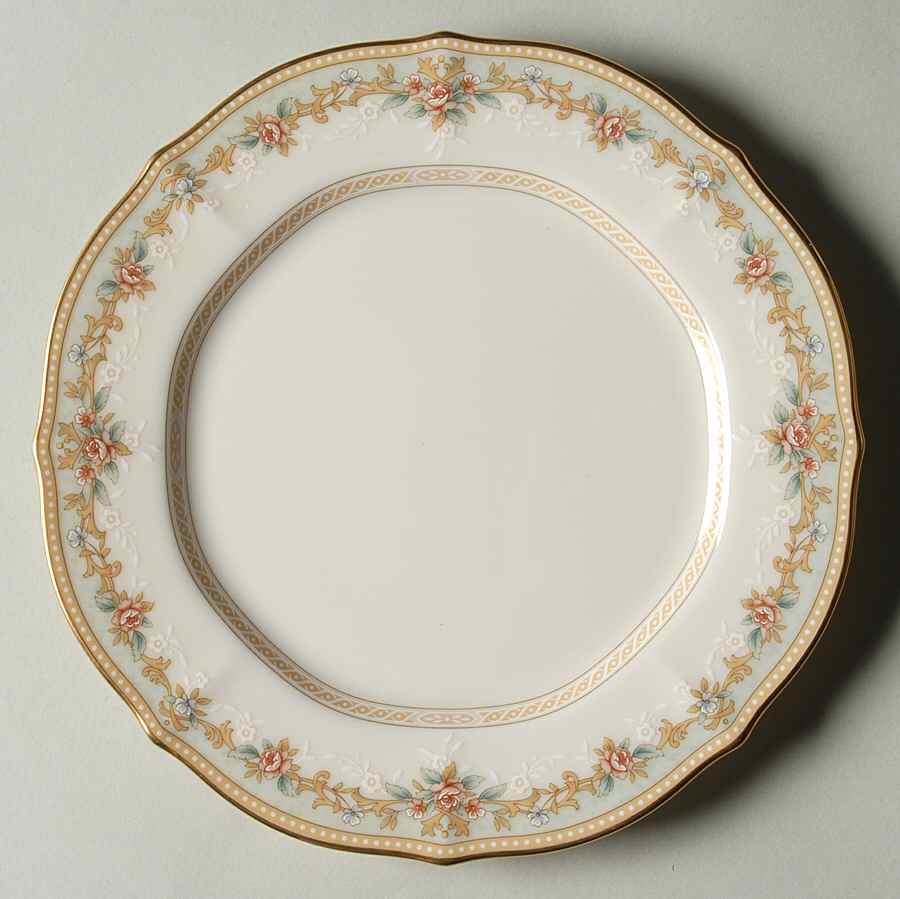 English Flowers Bread & Butter Plate by Noritake-1