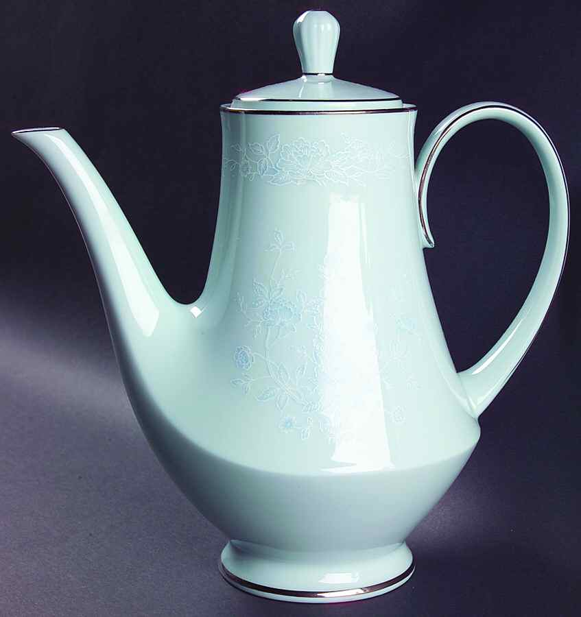 Engagement Blue Green Coffee Pot & Lid by Noritake-1