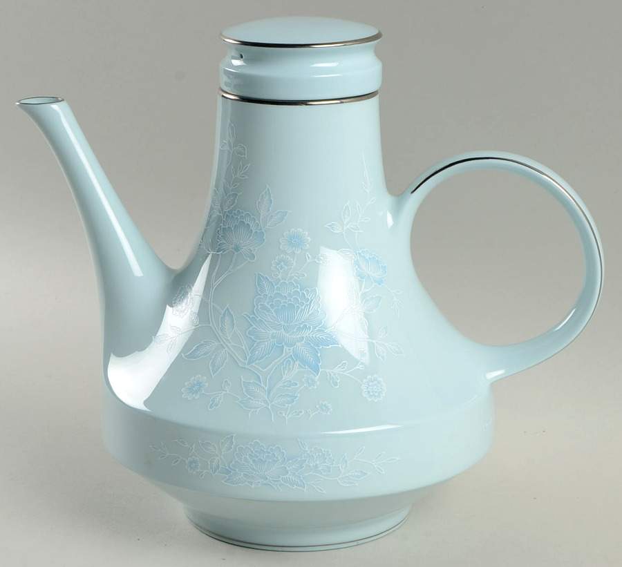Engagement Blue Green Coffee Pot & Lid by Noritake-1