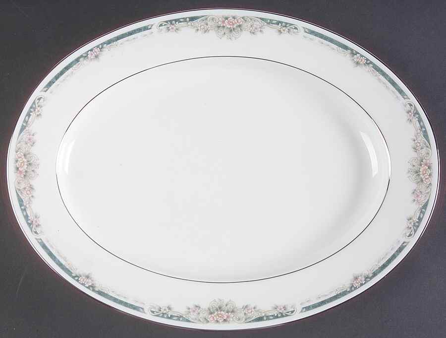 Enhancement 11" Oval Serving Platter by Noritake-1