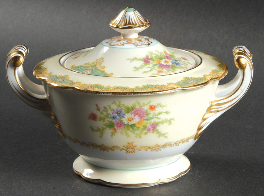 Enid Sugar Bowl & Lid by Noritake-1