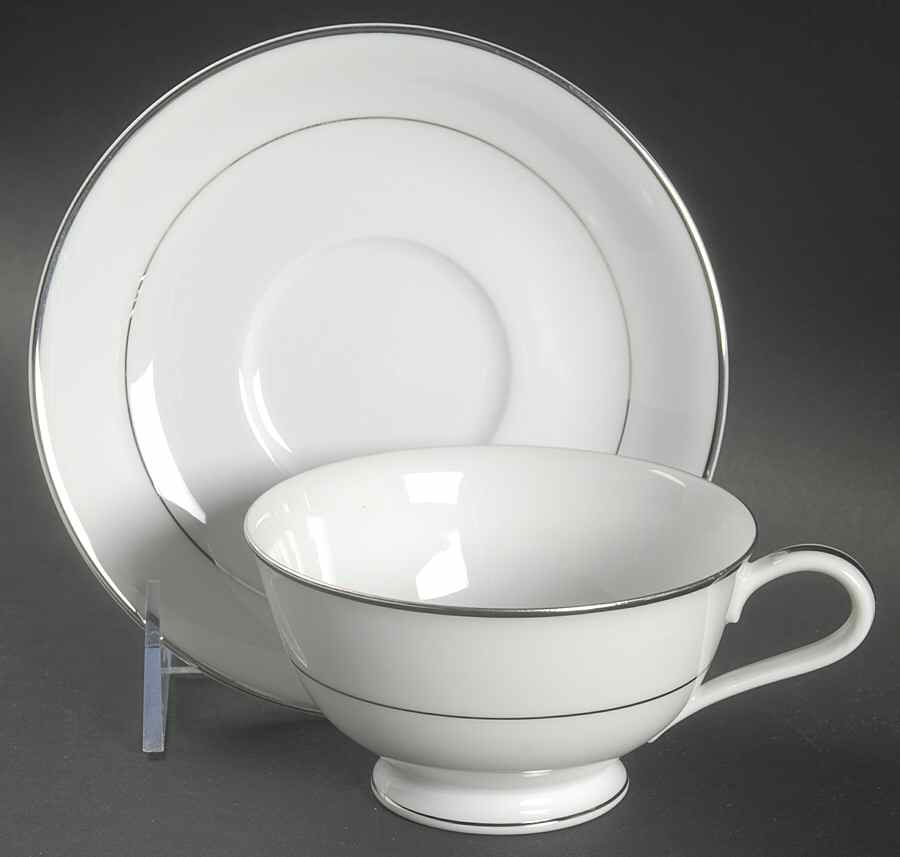 Envoy Footed Cup & Saucer Set by Noritake-1