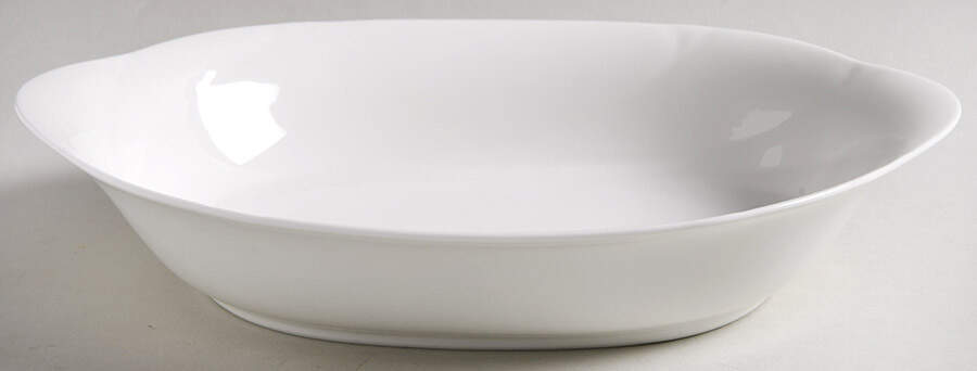 Ensemble White 10" Oval Vegetable Bowl by Noritake-1