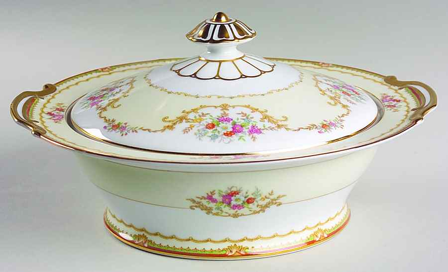 Erinus Round Covered Vegetable by Noritake-1