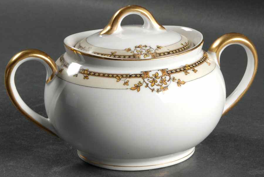 Erie Sugar Bowl & Lid by Noritake-1