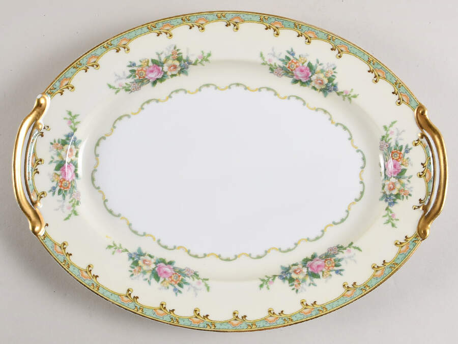 Esmond 11" Oval Serving Platter by Noritake-1