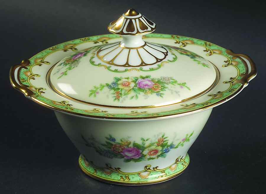 Esmond Sugar Bowl & Lid by Noritake-1