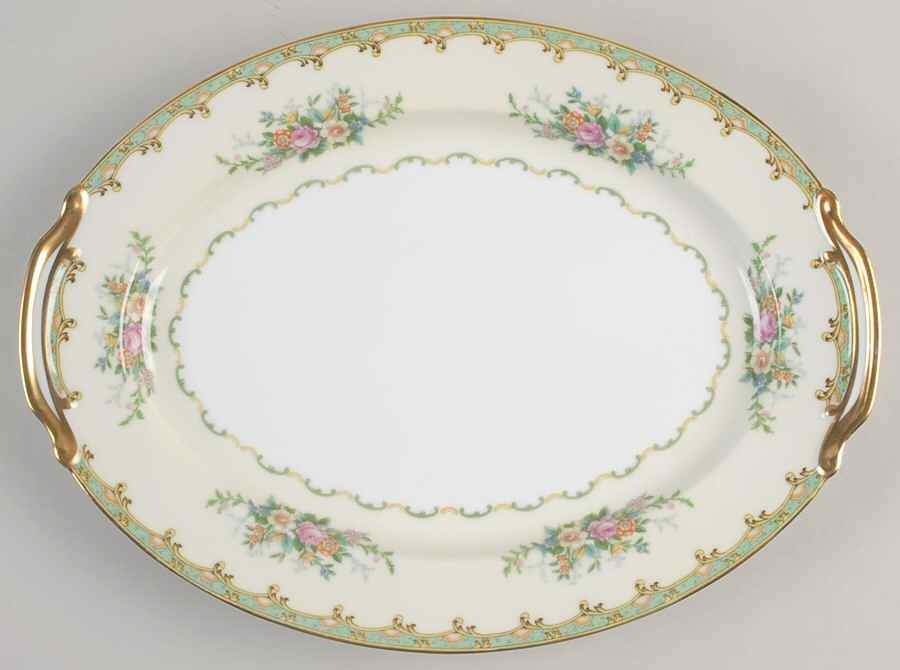 Esmond 13" Oval Serving Platter by Noritake-1