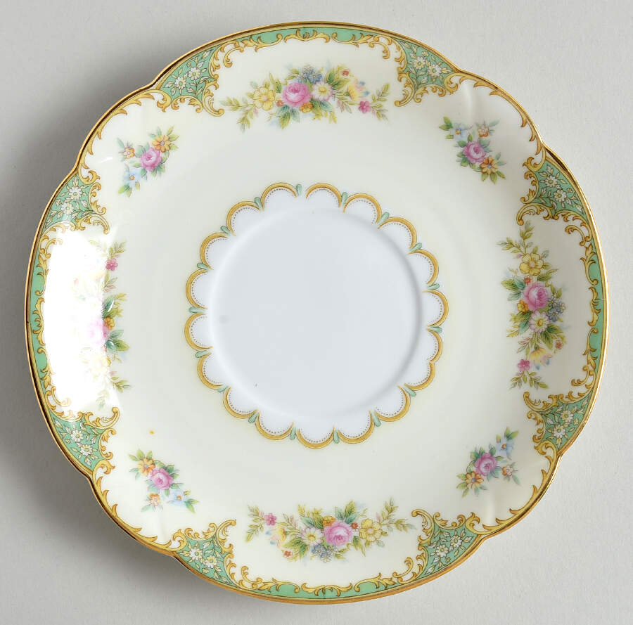Esmeralda (Older, No #) Saucer for Cream Soup Bowl by Noritake-1