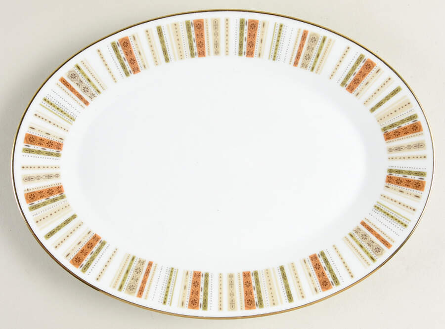 Espana 12" Oval Serving Platter by Noritake-1