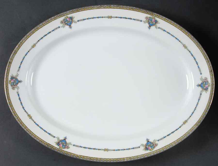 Esplanade 16" Oval Serving Platter by Noritake-1