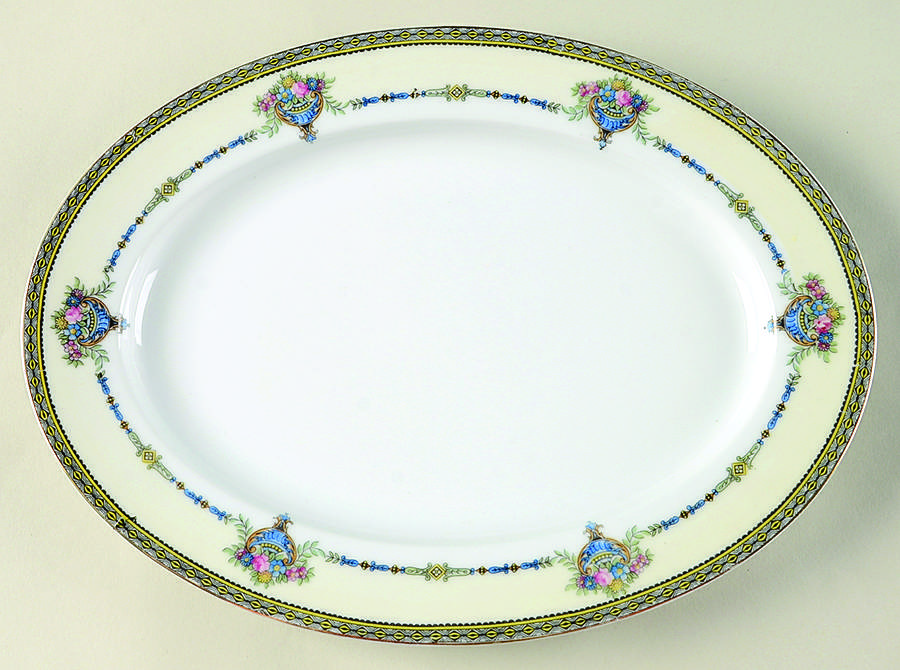 Esplanade 11" Oval Serving Platter by Noritake-1