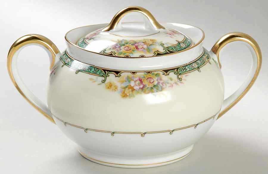 Estelle Sugar Bowl & Lid by Noritake-1