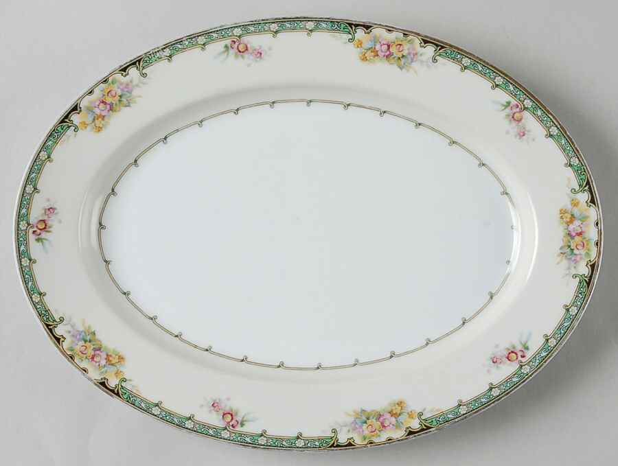Estelle 11" Oval Serving Platter by Noritake-1