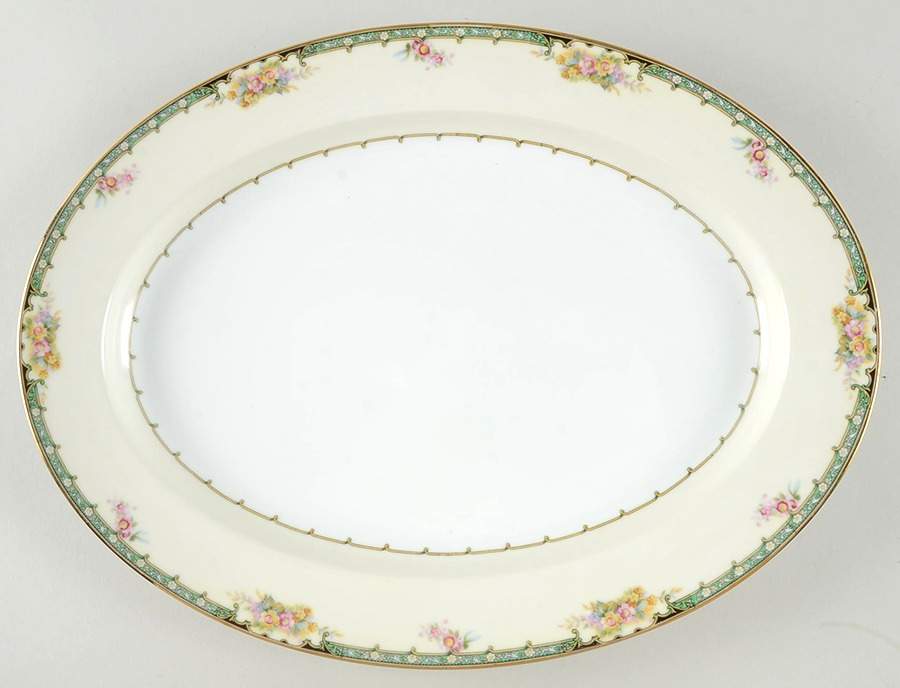 Estelle 13" Oval Serving Platter by Noritake-1