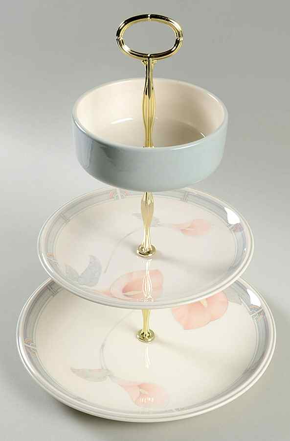 Eternal Blush Tiered Fruit Dip HC by Noritake-1