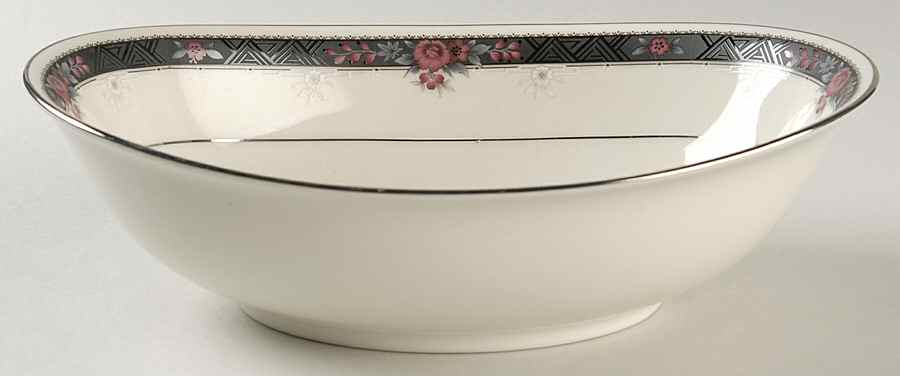 Etienne 9" Oval Vegetable Bowl by Noritake-1